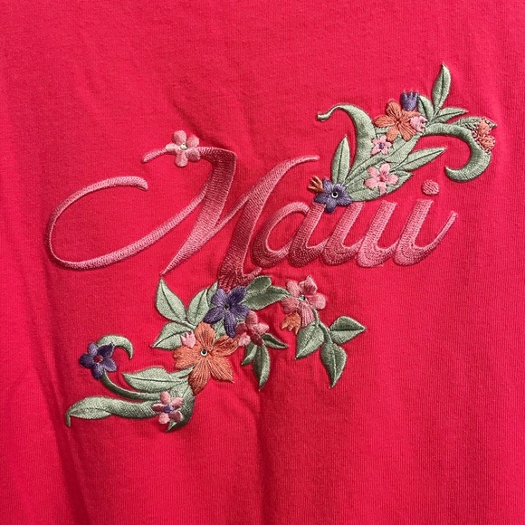 Women’s Embroidered Maui TShirt - Picture 1 of 5